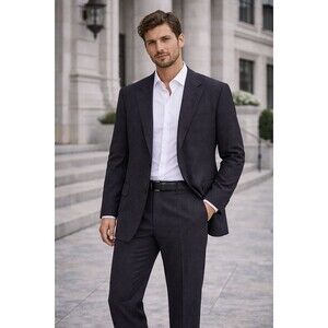 VERSACE V2 100% WOOL Blazer Jacket SWITZERLAND MADE EU60 US 50L Sport Coat